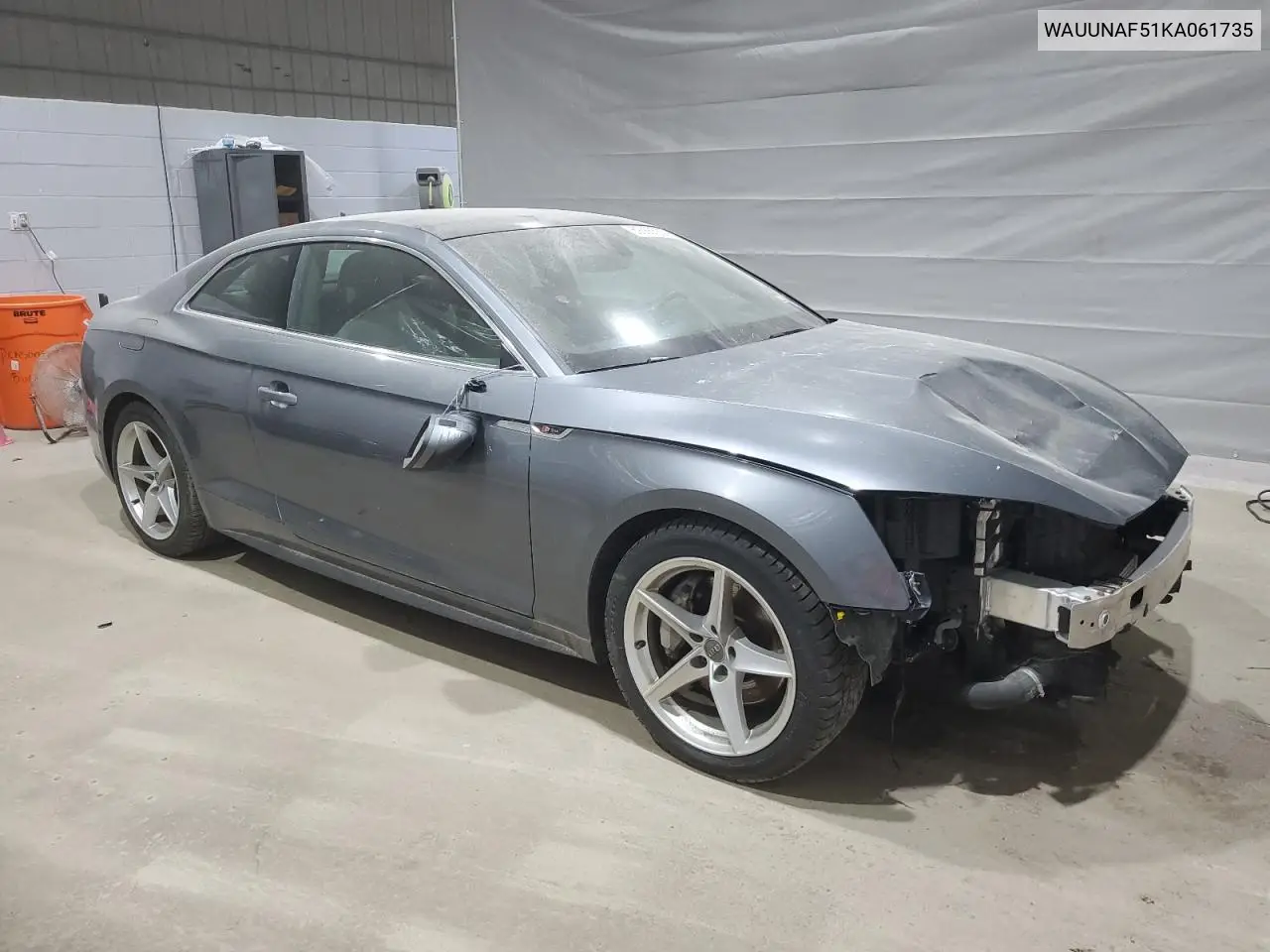 2019 Audi A5 Prestige VIN: WAUUNAF51KA061735 Lot: 59366535