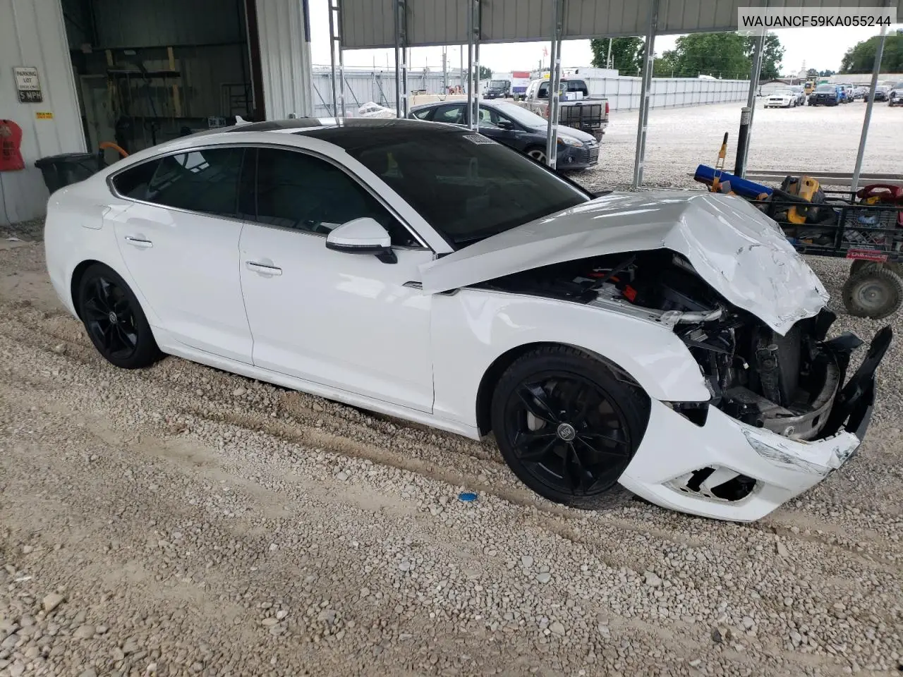 2019 Audi A5 Premium VIN: WAUANCF59KA055244 Lot: 62023925