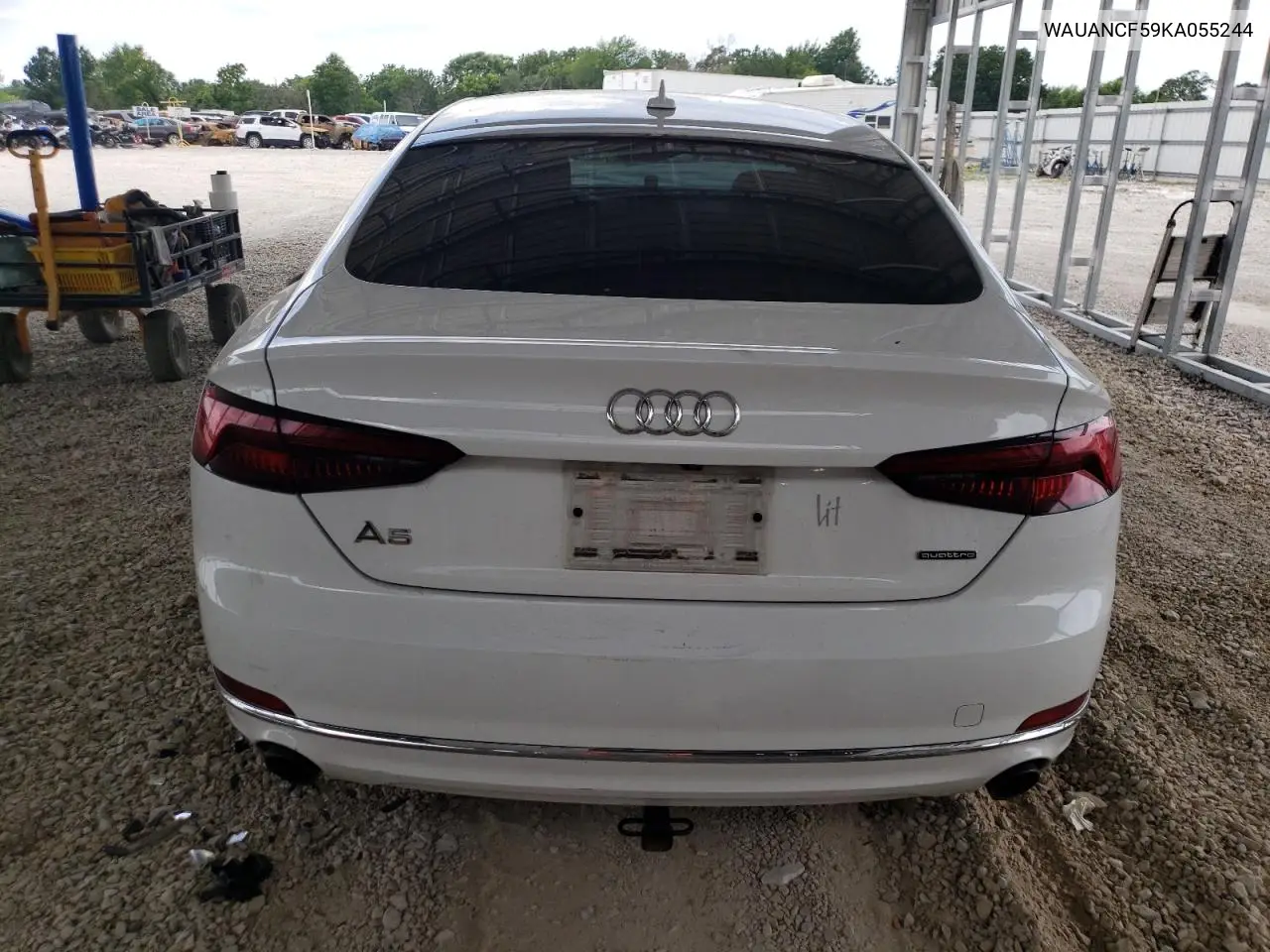 2019 Audi A5 Premium VIN: WAUANCF59KA055244 Lot: 62023925