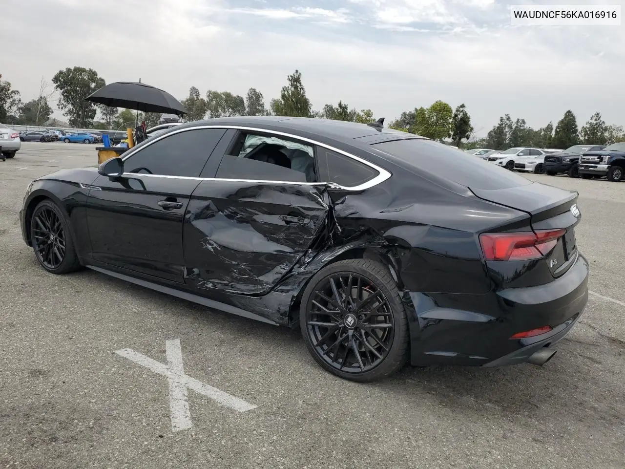 2019 Audi A5 Premium S Line VIN: WAUDNCF56KA016916 Lot: 62178745