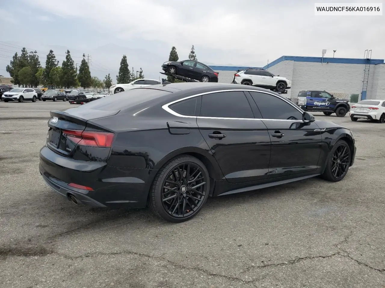 2019 Audi A5 Premium S Line VIN: WAUDNCF56KA016916 Lot: 62178745