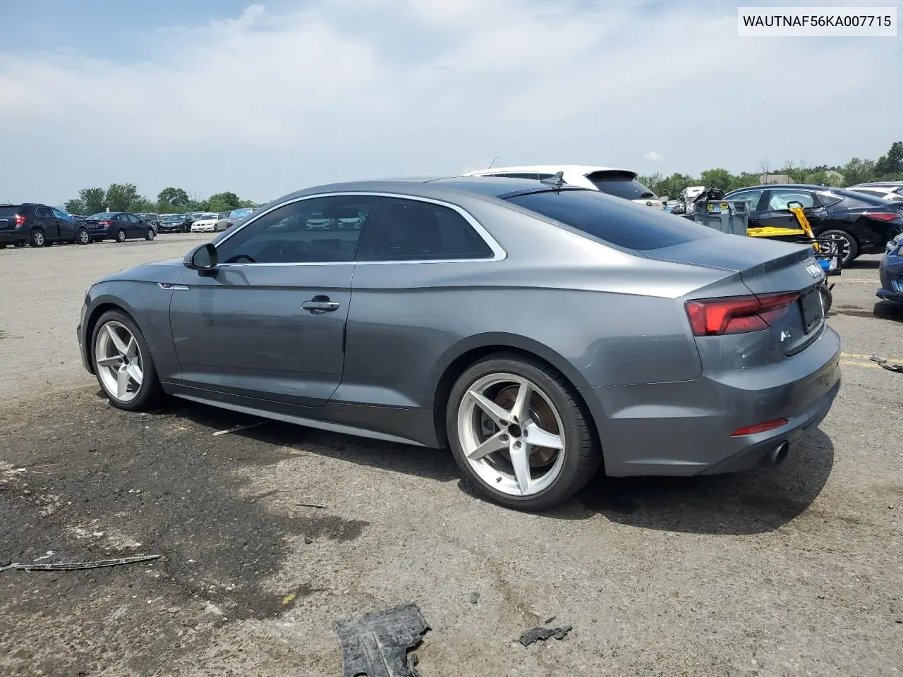 2019 Audi A5 Premium Plus VIN: WAUTNAF56KA007715 Lot: 62760455