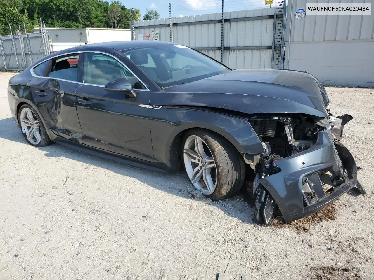 2019 Audi A5 Prestige S-Line VIN: WAUFNCF50KA020484 Lot: 62816745