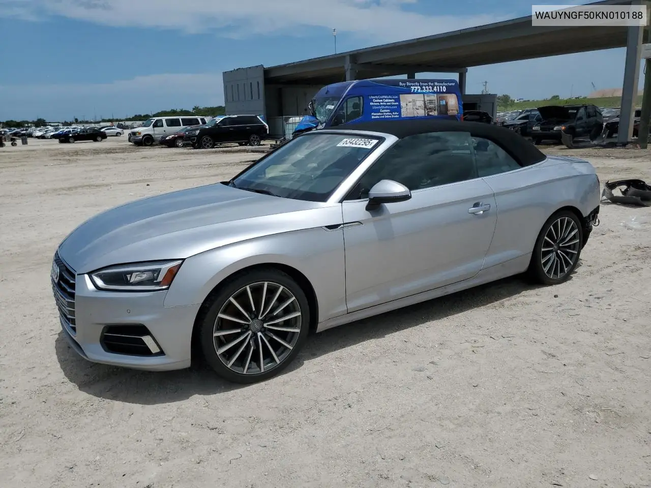 2019 Audi A5 Premium Plus VIN: WAUYNGF50KN010188 Lot: 63432295