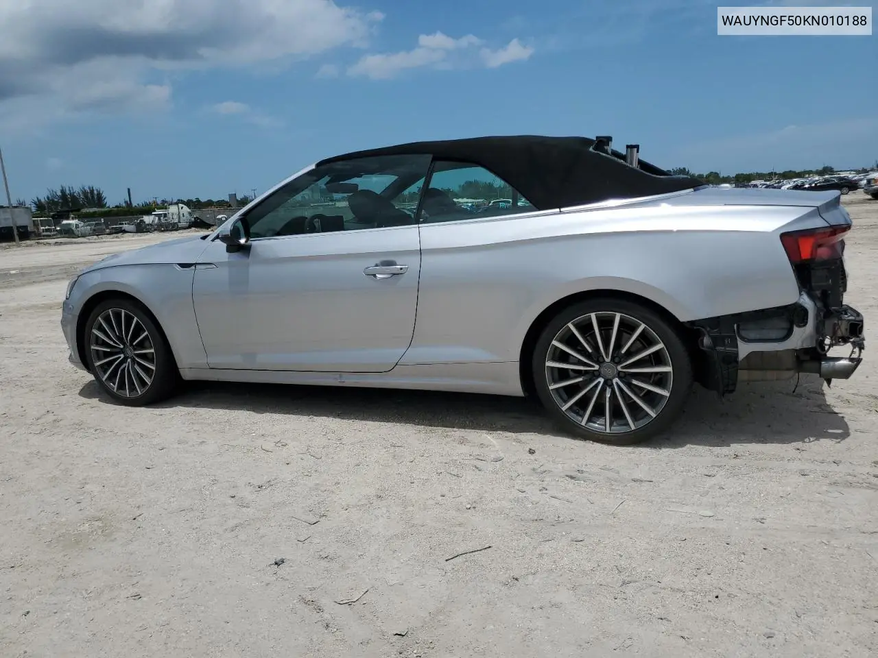2019 Audi A5 Premium Plus VIN: WAUYNGF50KN010188 Lot: 63432295