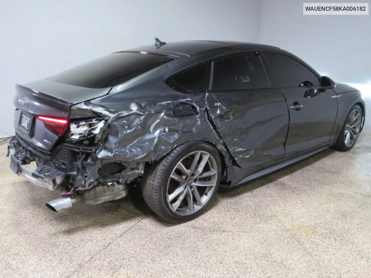 2019 Audi A5 Premium Plus S-Line VIN: WAUENCF58KA006182 Lot: 88278555