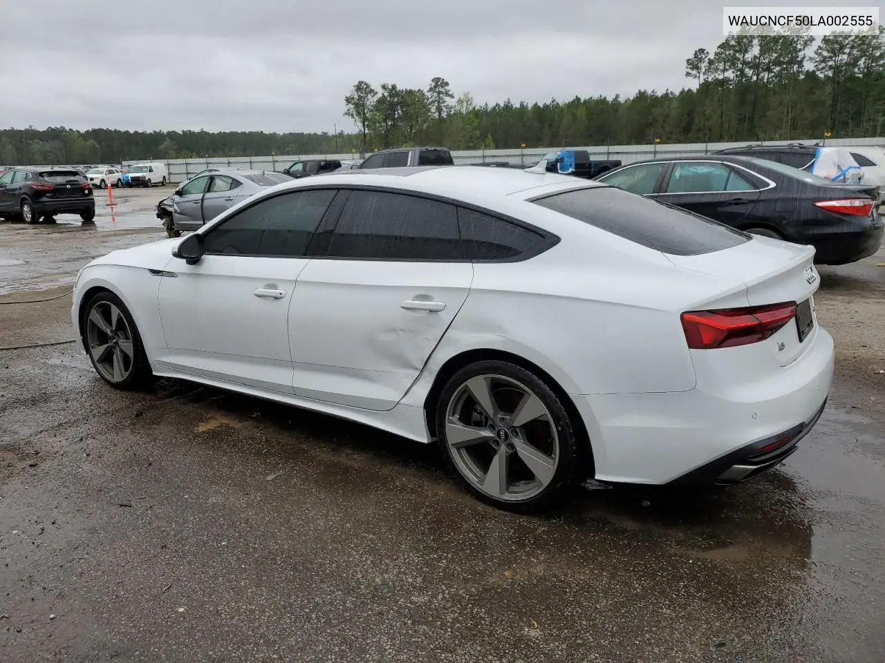 2020 Audi A5 Premium Plus VIN: WAUCNCF50LA002555 Lot: 51050625