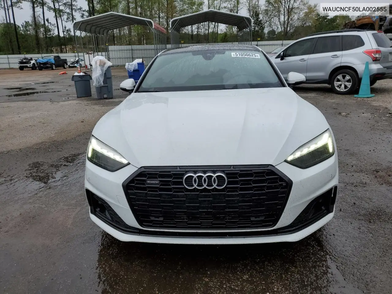 2020 Audi A5 Premium Plus VIN: WAUCNCF50LA002555 Lot: 51050625