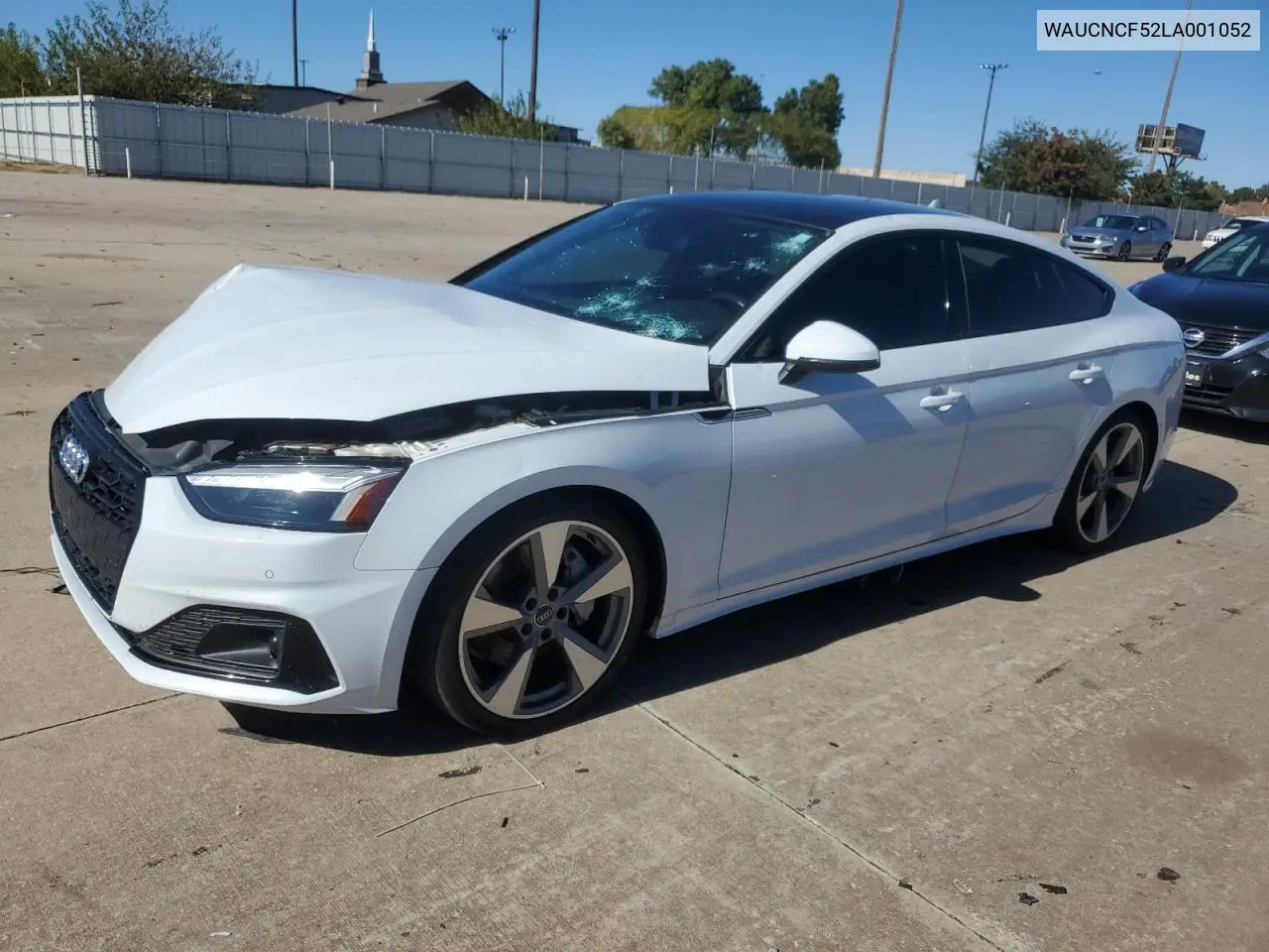 2020 Audi A5 Premium Plus VIN: WAUCNCF52LA001052 Lot: 78538614