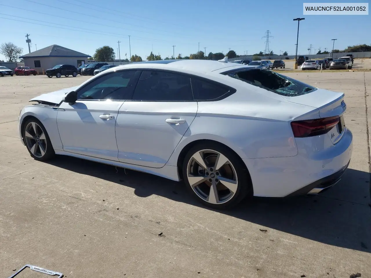 2020 Audi A5 Premium Plus VIN: WAUCNCF52LA001052 Lot: 78538614