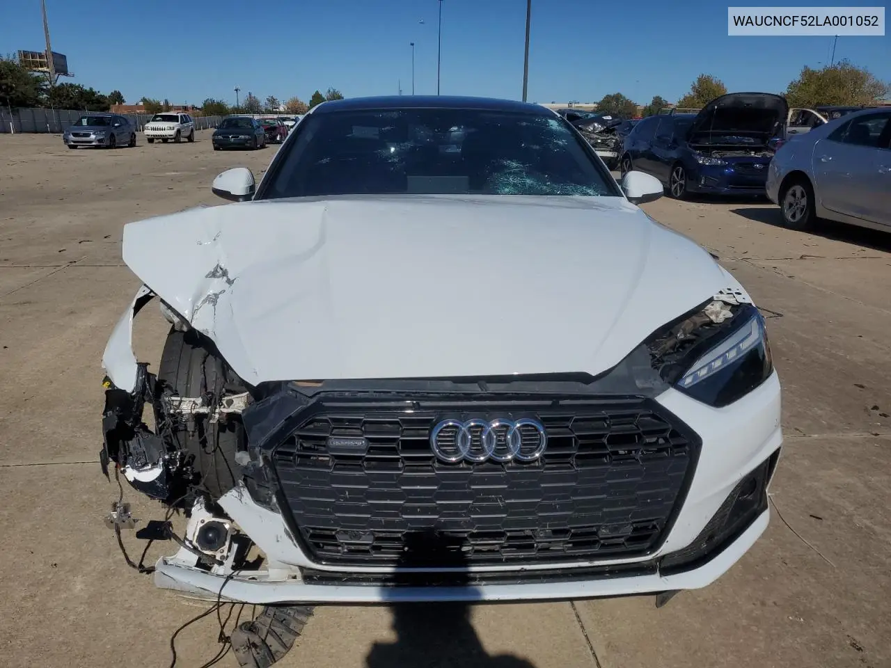 2020 Audi A5 Premium Plus VIN: WAUCNCF52LA001052 Lot: 78538614