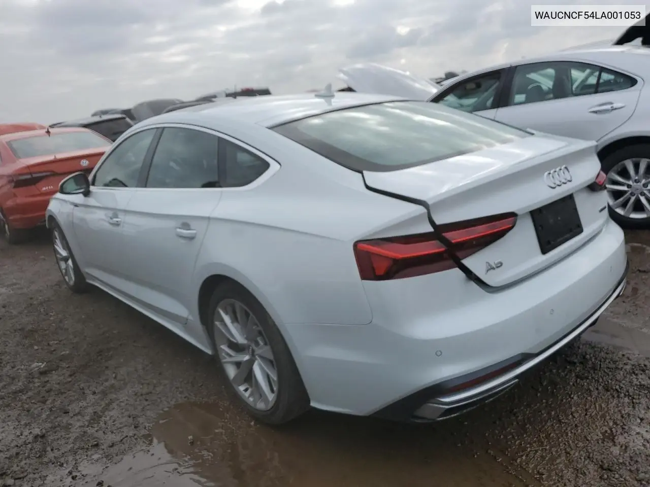 2020 Audi A5 Premium Plus VIN: WAUCNCF54LA001053 Lot: 80077034