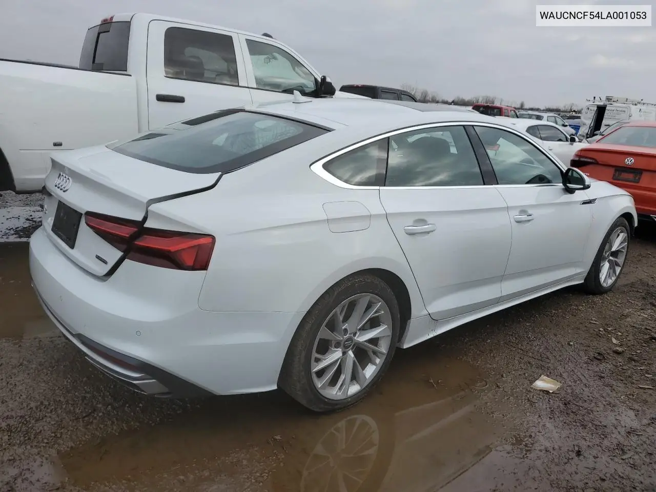 2020 Audi A5 Premium Plus VIN: WAUCNCF54LA001053 Lot: 80077034