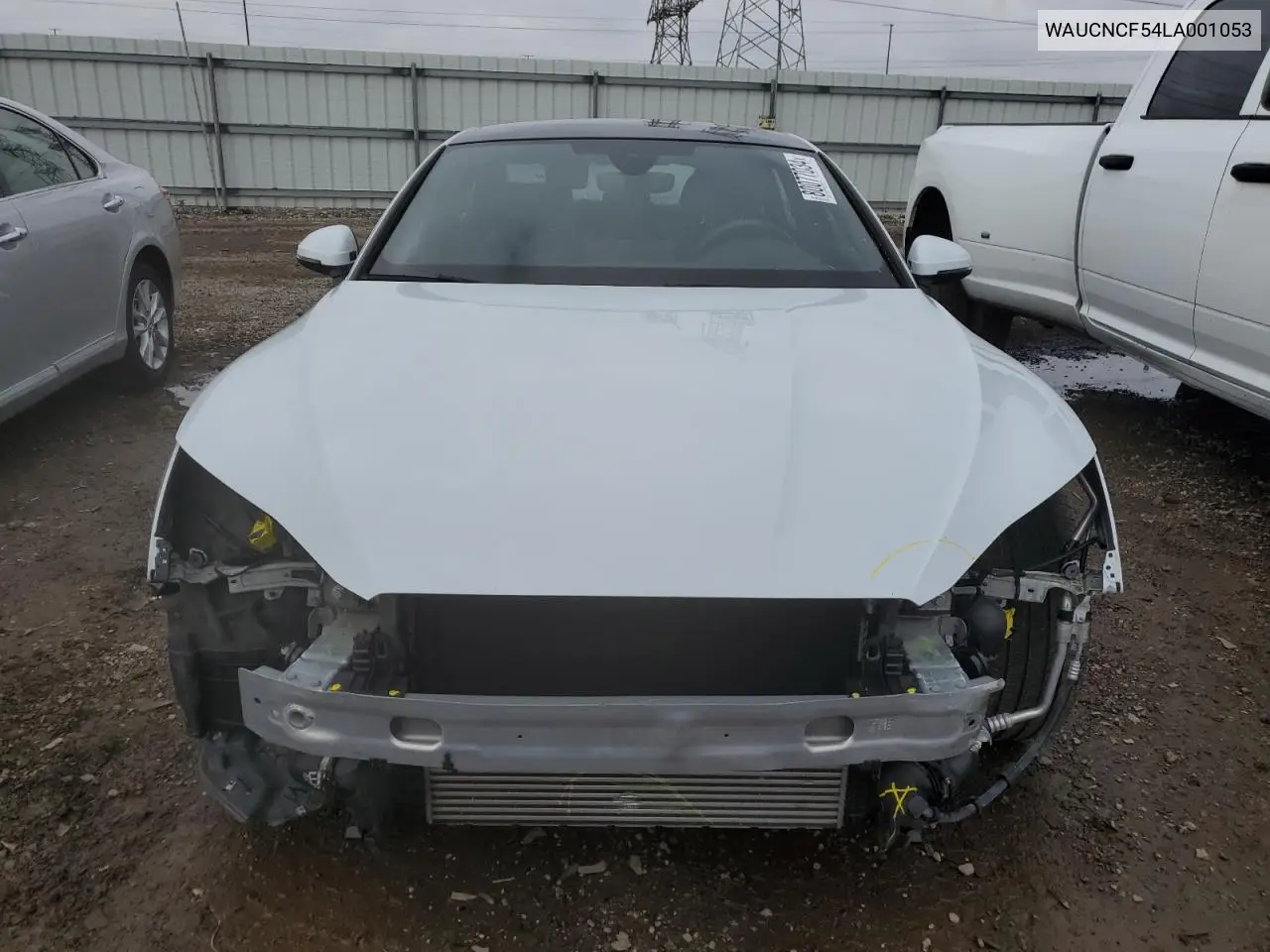 2020 Audi A5 Premium Plus VIN: WAUCNCF54LA001053 Lot: 80077034