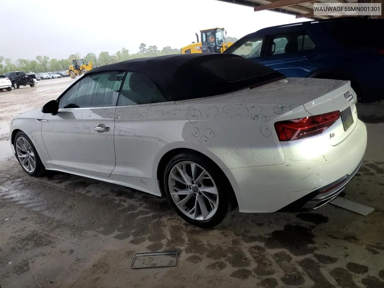 2021 Audi A5 Premium Plus 45 VIN: WAUWAGF55MN001301 Lot: 50782425