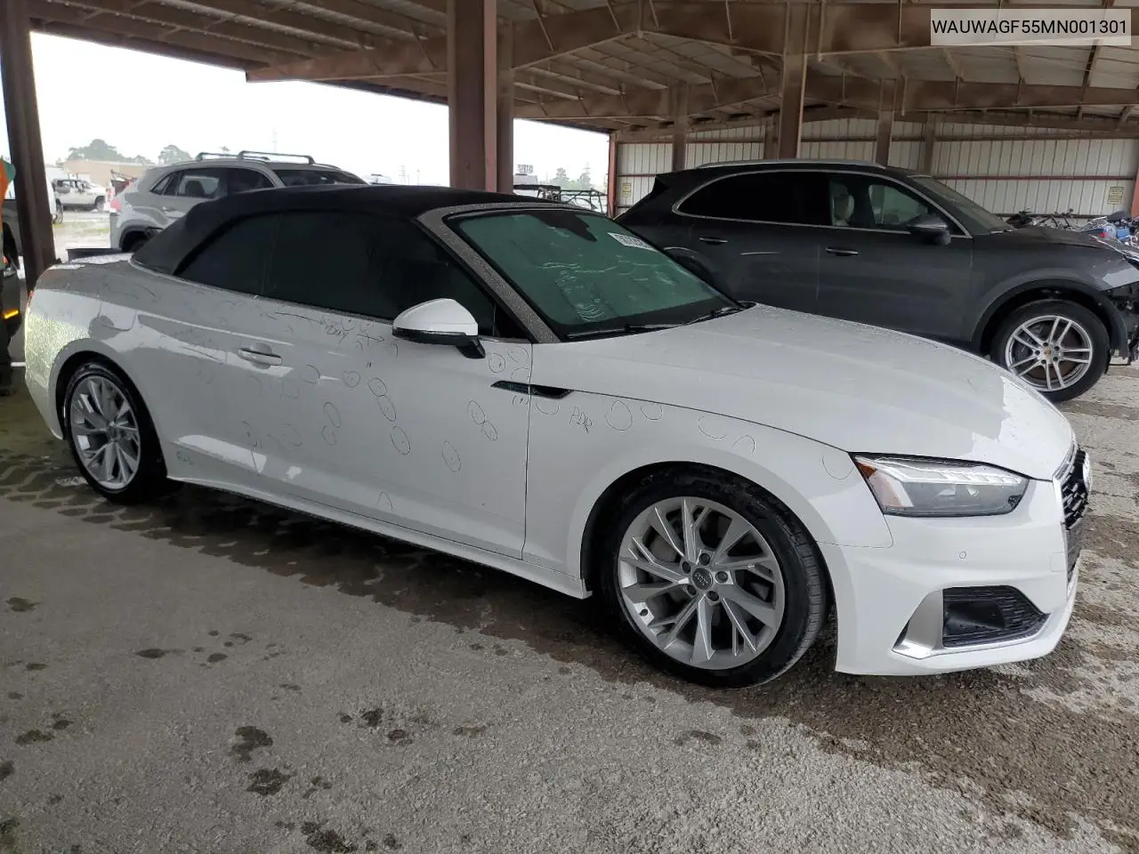 2021 Audi A5 Premium Plus 45 VIN: WAUWAGF55MN001301 Lot: 50782425