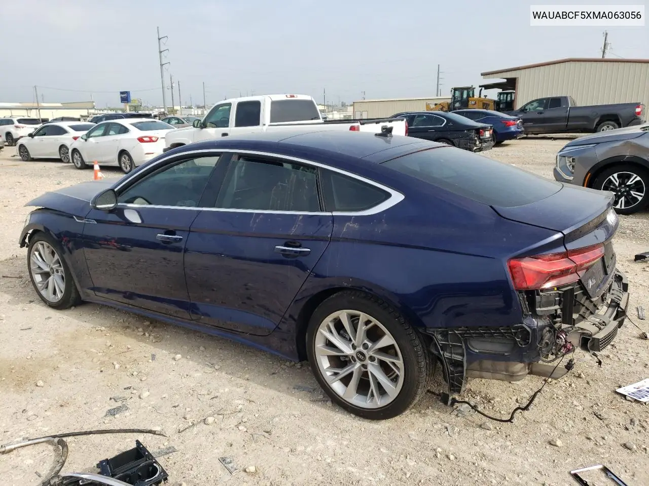 2021 Audi A5 Premium 40 VIN: WAUABCF5XMA063056 Lot: 51165505