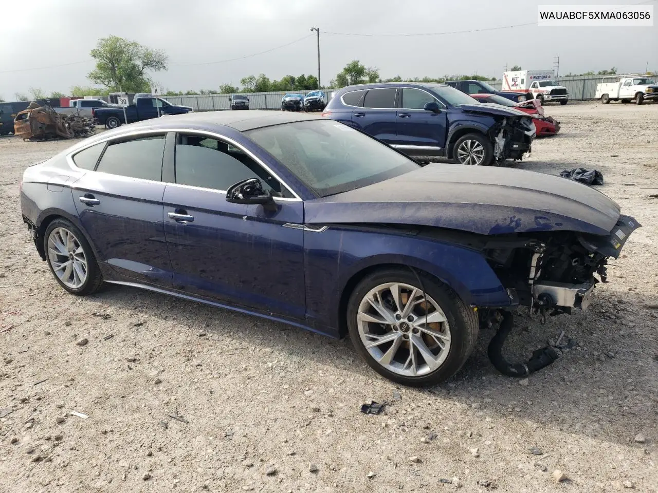 2021 Audi A5 Premium 40 VIN: WAUABCF5XMA063056 Lot: 51165505