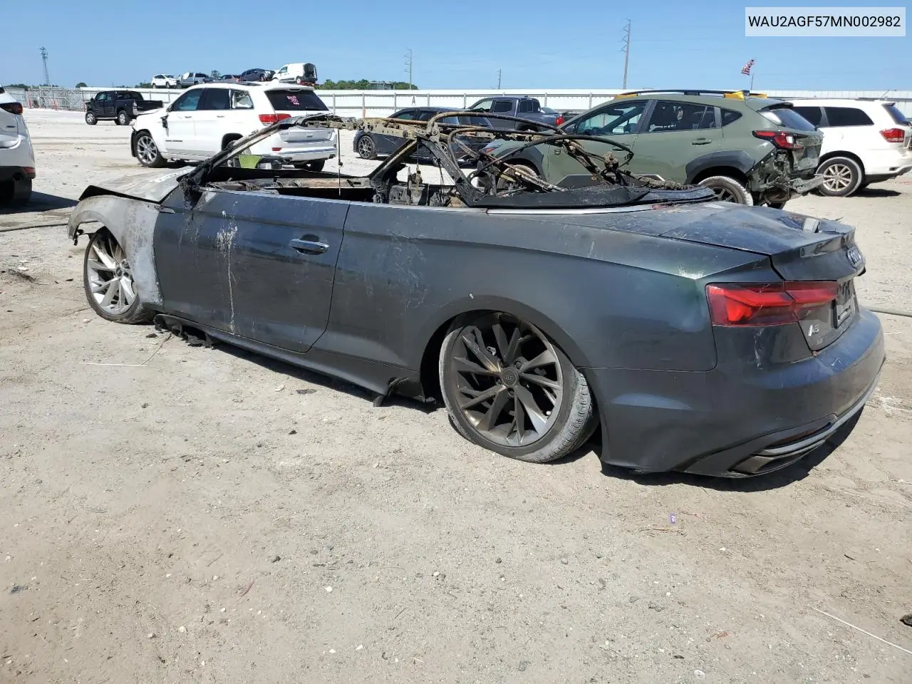 2021 Audi A5 Premium 45 VIN: WAU2AGF57MN002982 Lot: 55058275