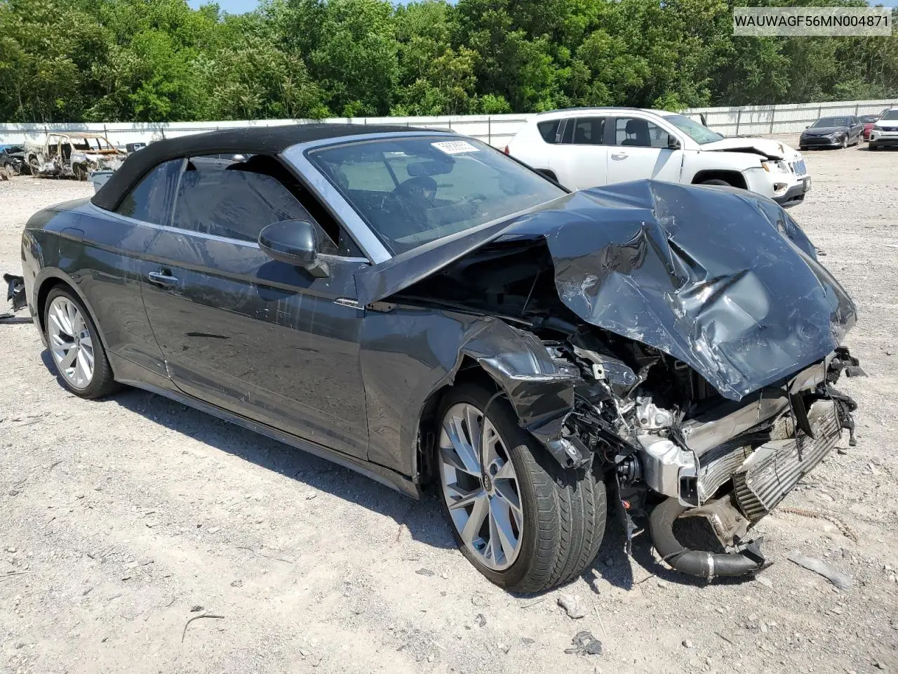 2021 Audi A5 Premium Plus 45 VIN: WAUWAGF56MN004871 Lot: 56628655
