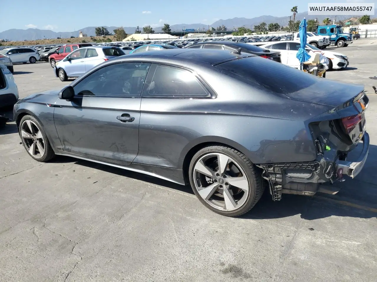 2021 Audi A5 Premium Plus 45 VIN: WAUTAAF58MA055747 Lot: 57166025