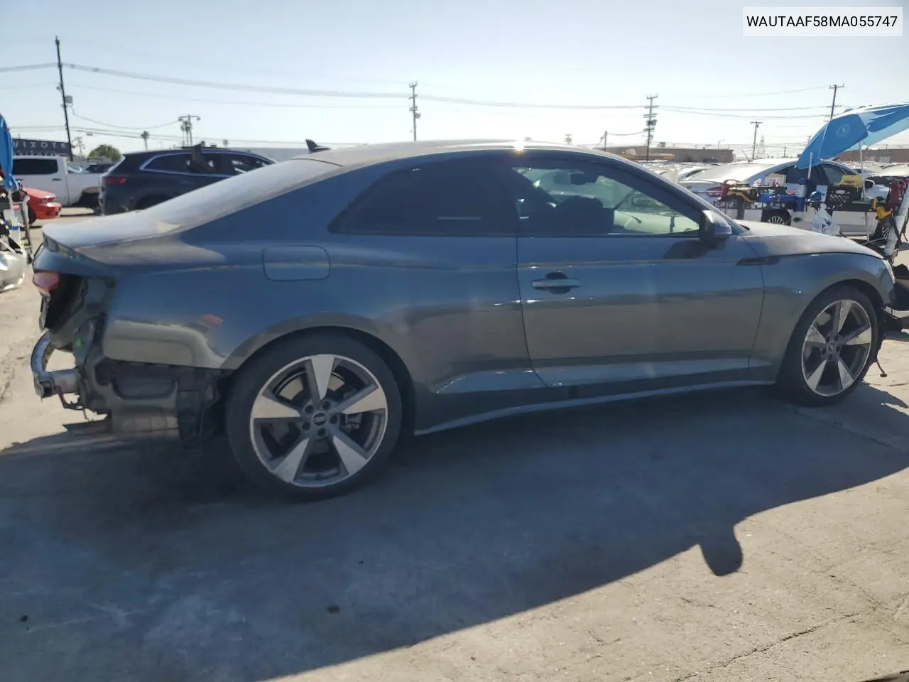 2021 Audi A5 Premium Plus 45 VIN: WAUTAAF58MA055747 Lot: 57166025