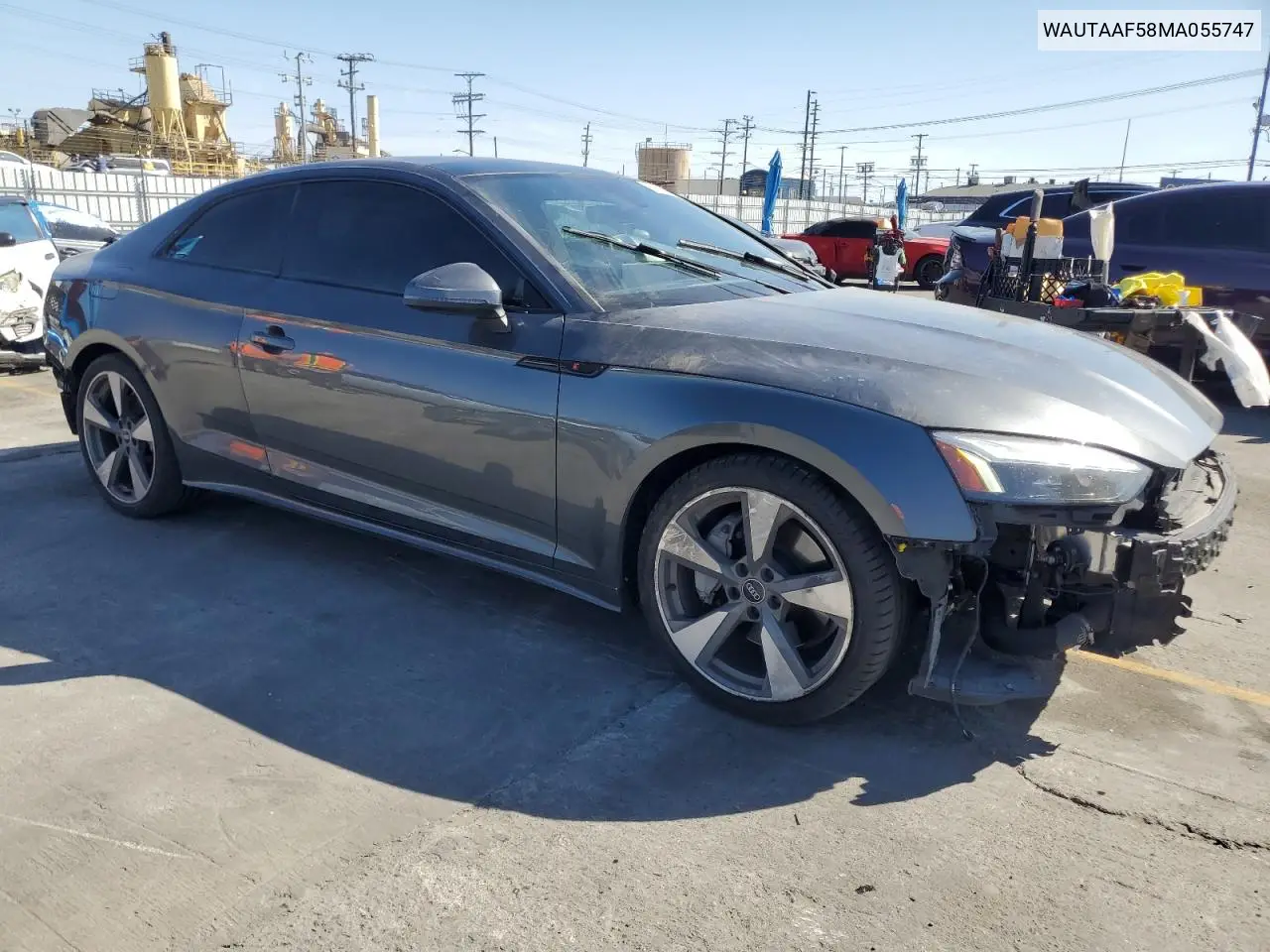 2021 Audi A5 Premium Plus 45 VIN: WAUTAAF58MA055747 Lot: 57166025
