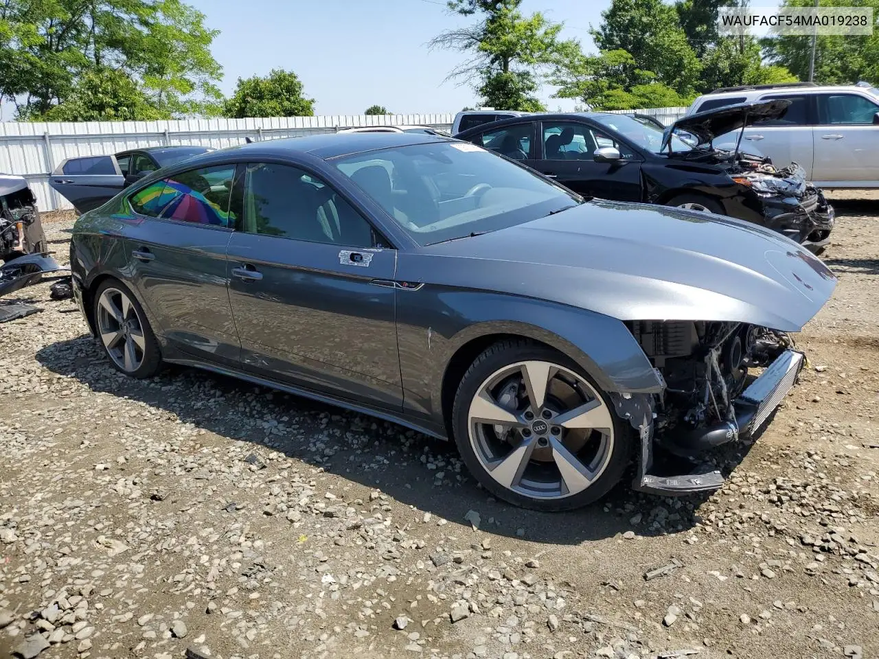2021 Audi A5 Premium Plus 45 VIN: WAUFACF54MA019238 Lot: 59751955
