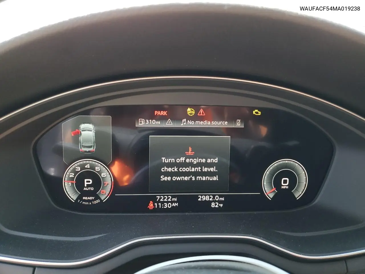 2021 Audi A5 Premium Plus 45 VIN: WAUFACF54MA019238 Lot: 59751955