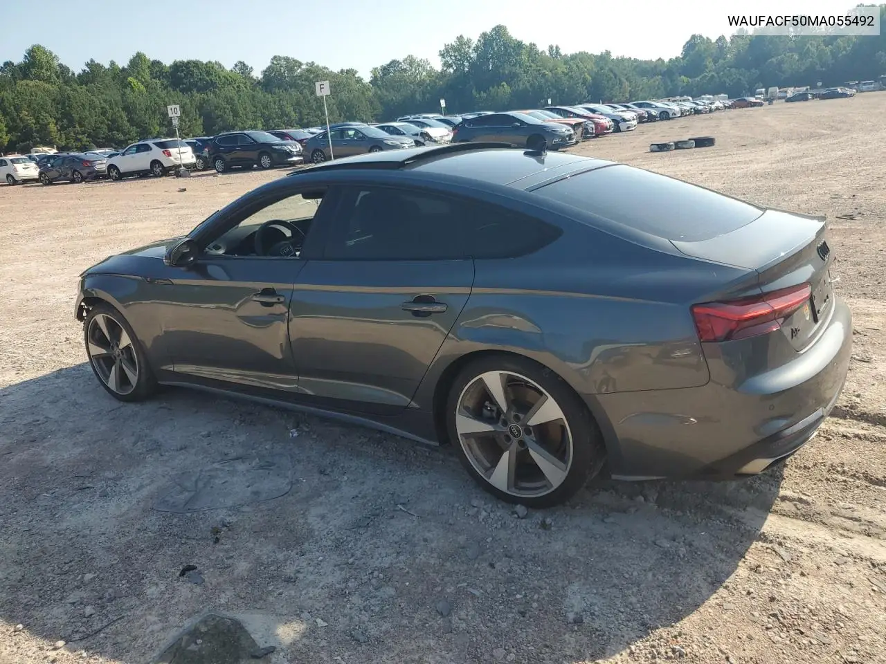 2021 Audi A5 Premium Plus 45 VIN: WAUFACF50MA055492 Lot: 61849125