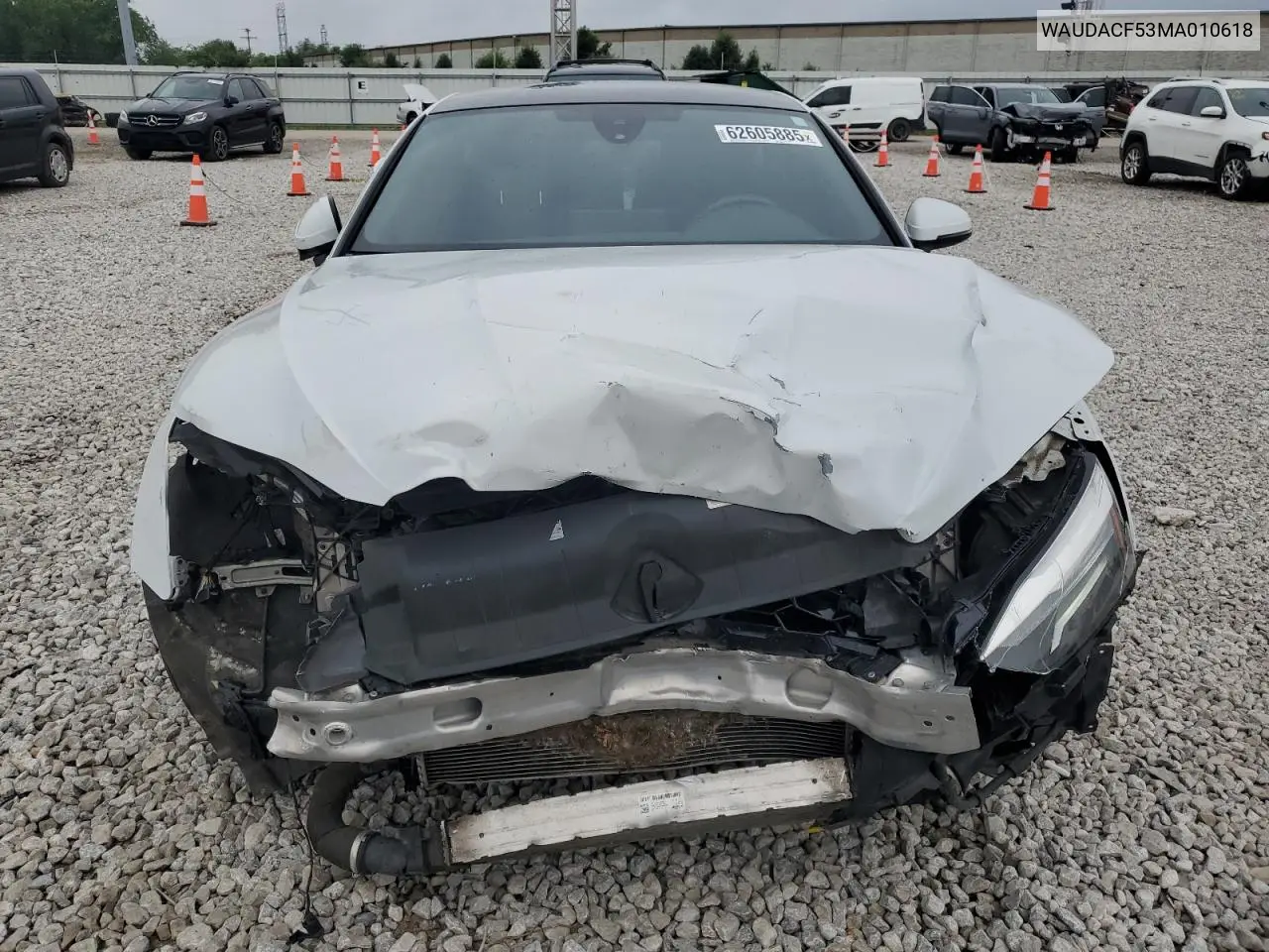 2021 Audi A5 Premium 45 VIN: WAUDACF53MA010618 Lot: 62605885