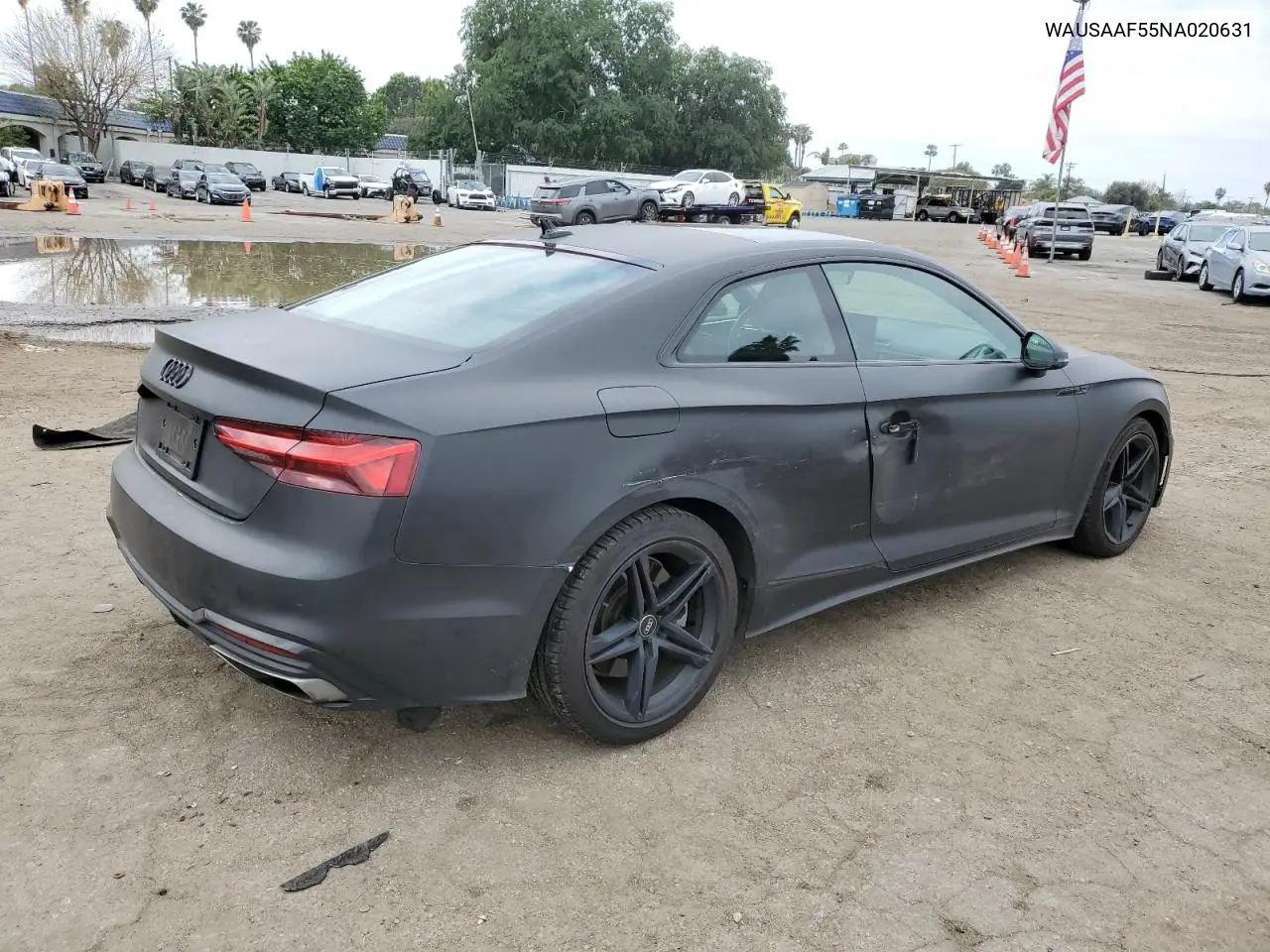2022 Audi A5 Premium 45 VIN: WAUSAAF55NA020631 Lot: 48301055