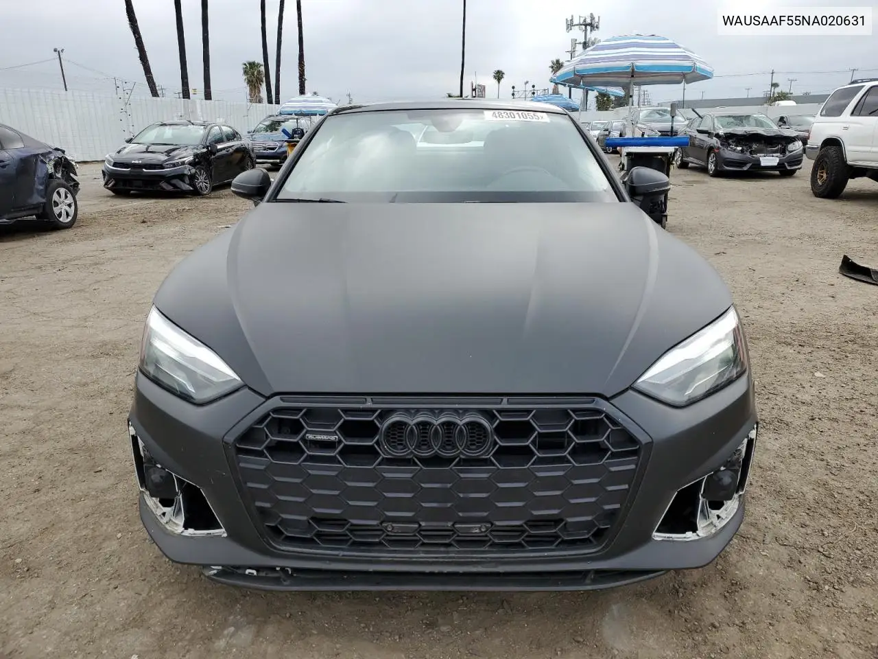 2022 Audi A5 Premium 45 VIN: WAUSAAF55NA020631 Lot: 48301055