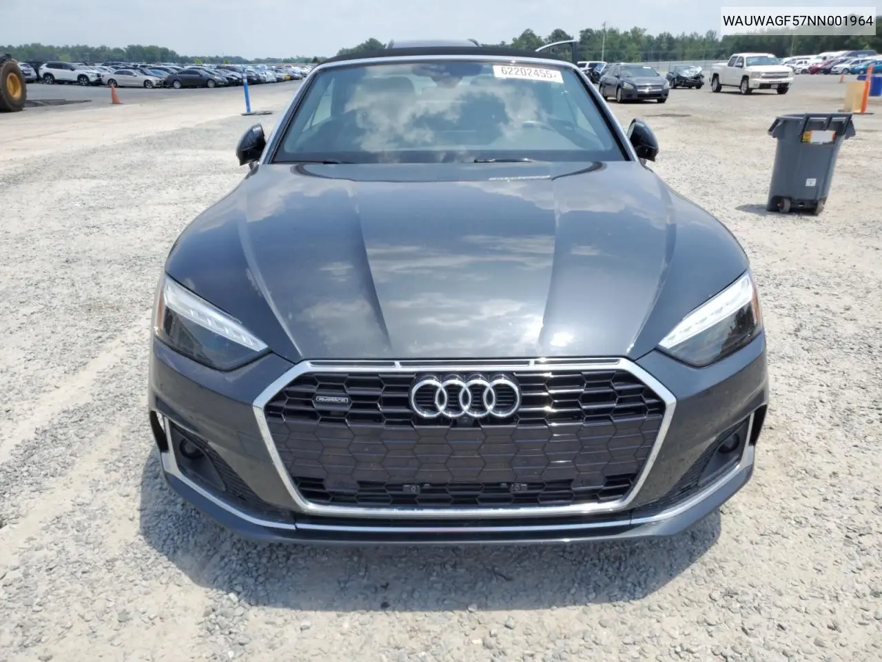 2022 Audi A5 Premium Plus 45 VIN: WAUWAGF57NN001964 Lot: 62202455