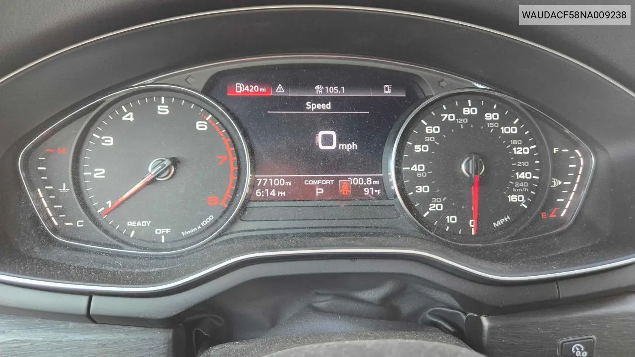 2022 Audi A5 Premium 45 VIN: WAUDACF58NA009238 Lot: 63340435