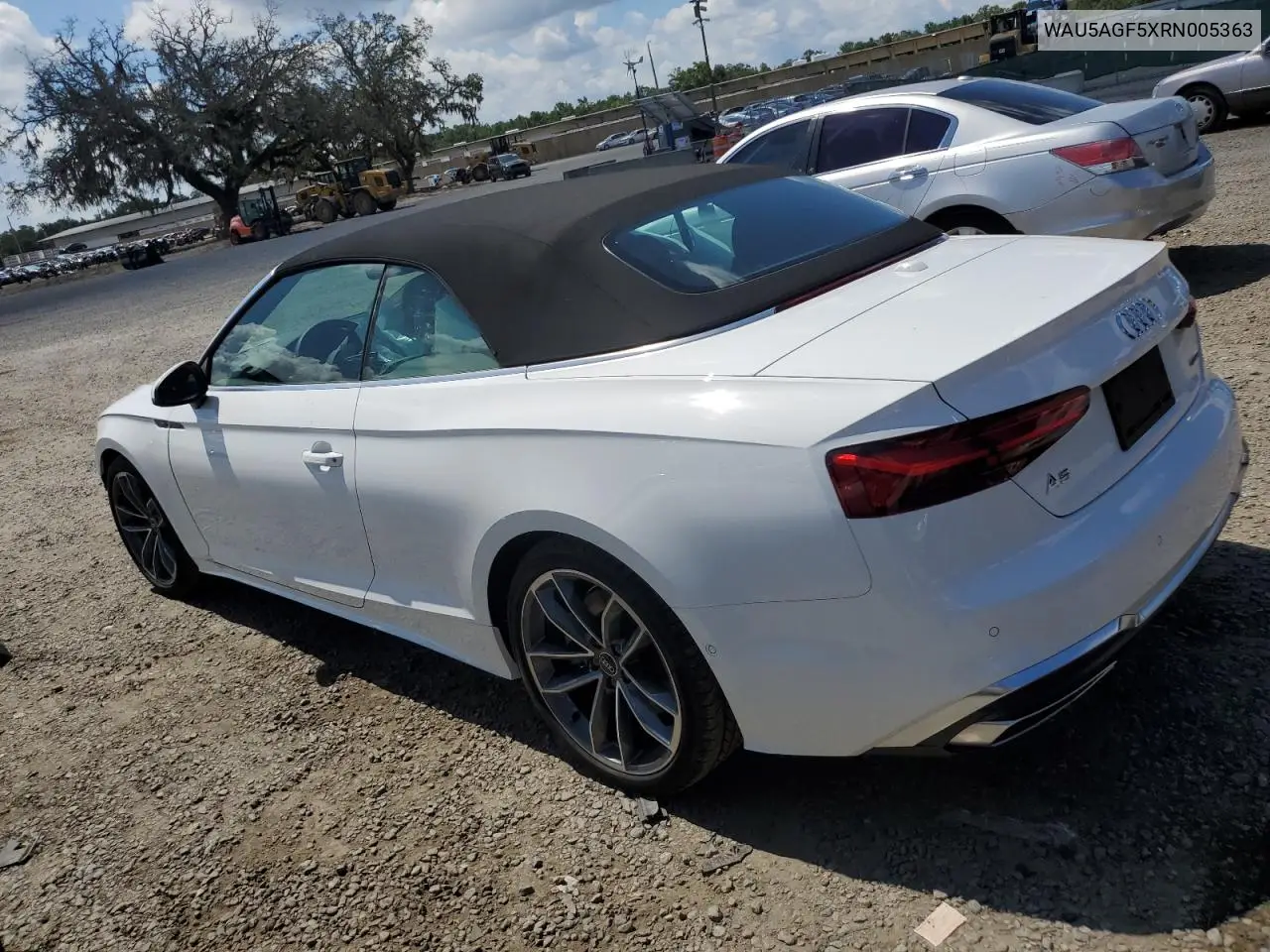 2024 Audi A5 Prestige 45 VIN: WAU5AGF5XRN005363 Lot: 57027795