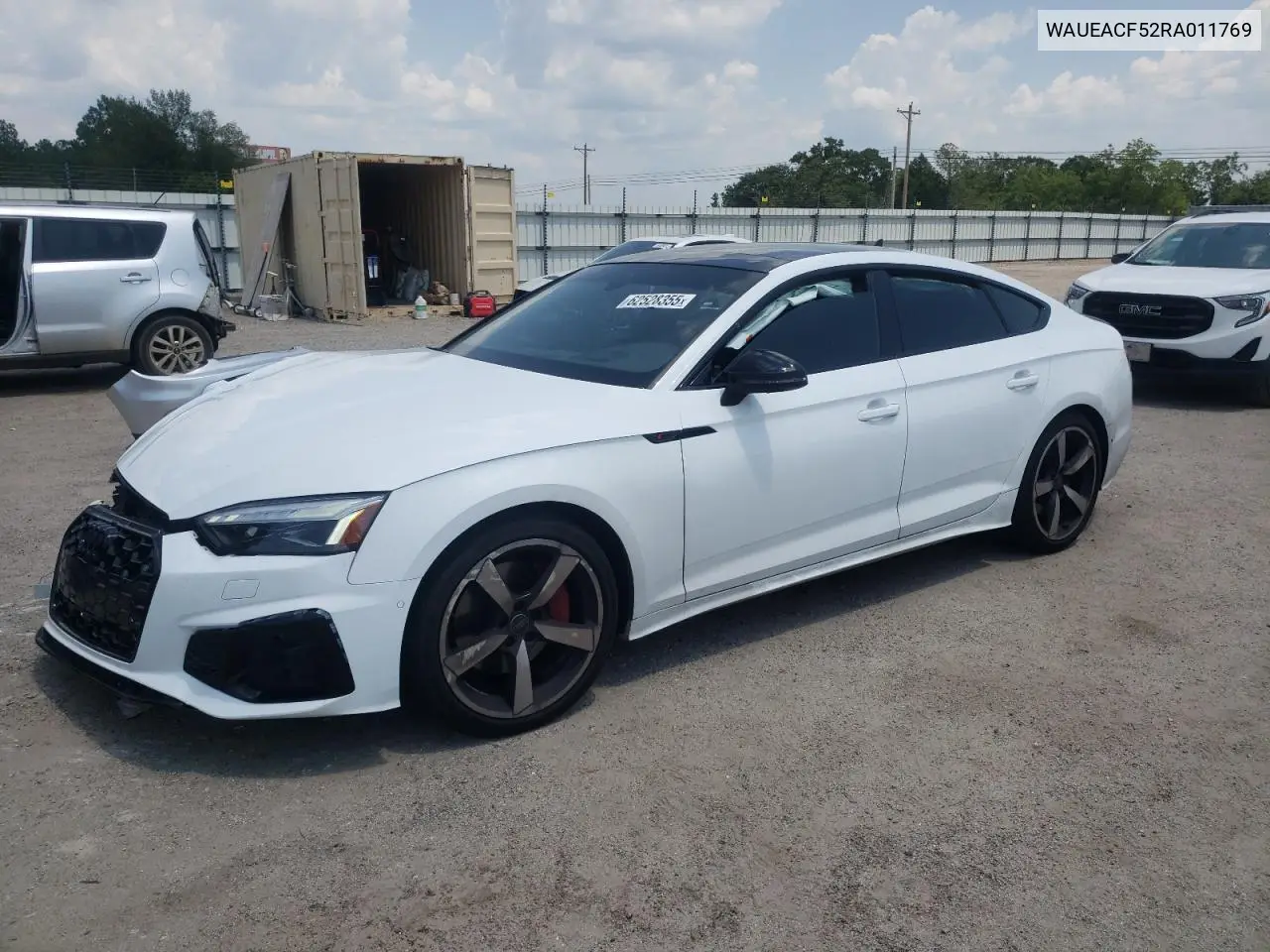2024 Audi A5 Prestige 45 VIN: WAUEACF52RA011769 Lot: 62528355
