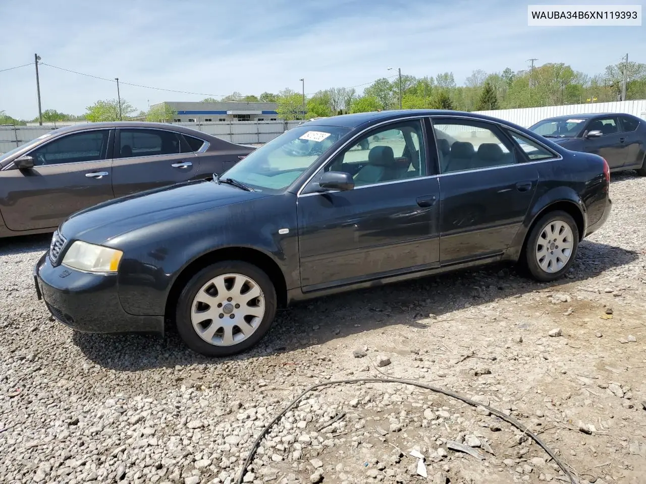 1999 Audi A6 2.8 Quattro VIN: WAUBA34B6XN119393 Lot: 54181235