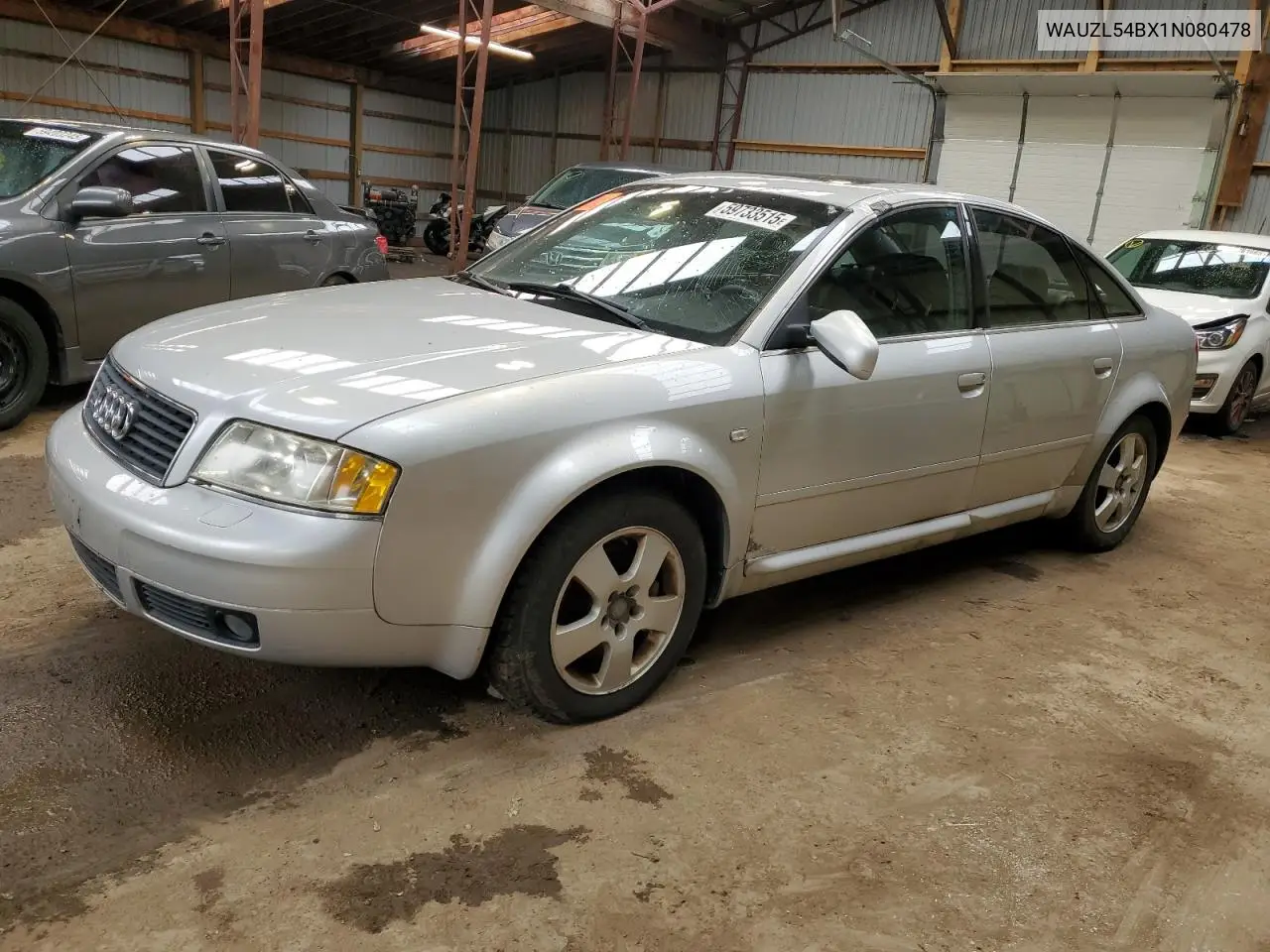 2001 Audi A6 4.2 Quattro VIN: WAUZL54BX1N080478 Lot: 59733515