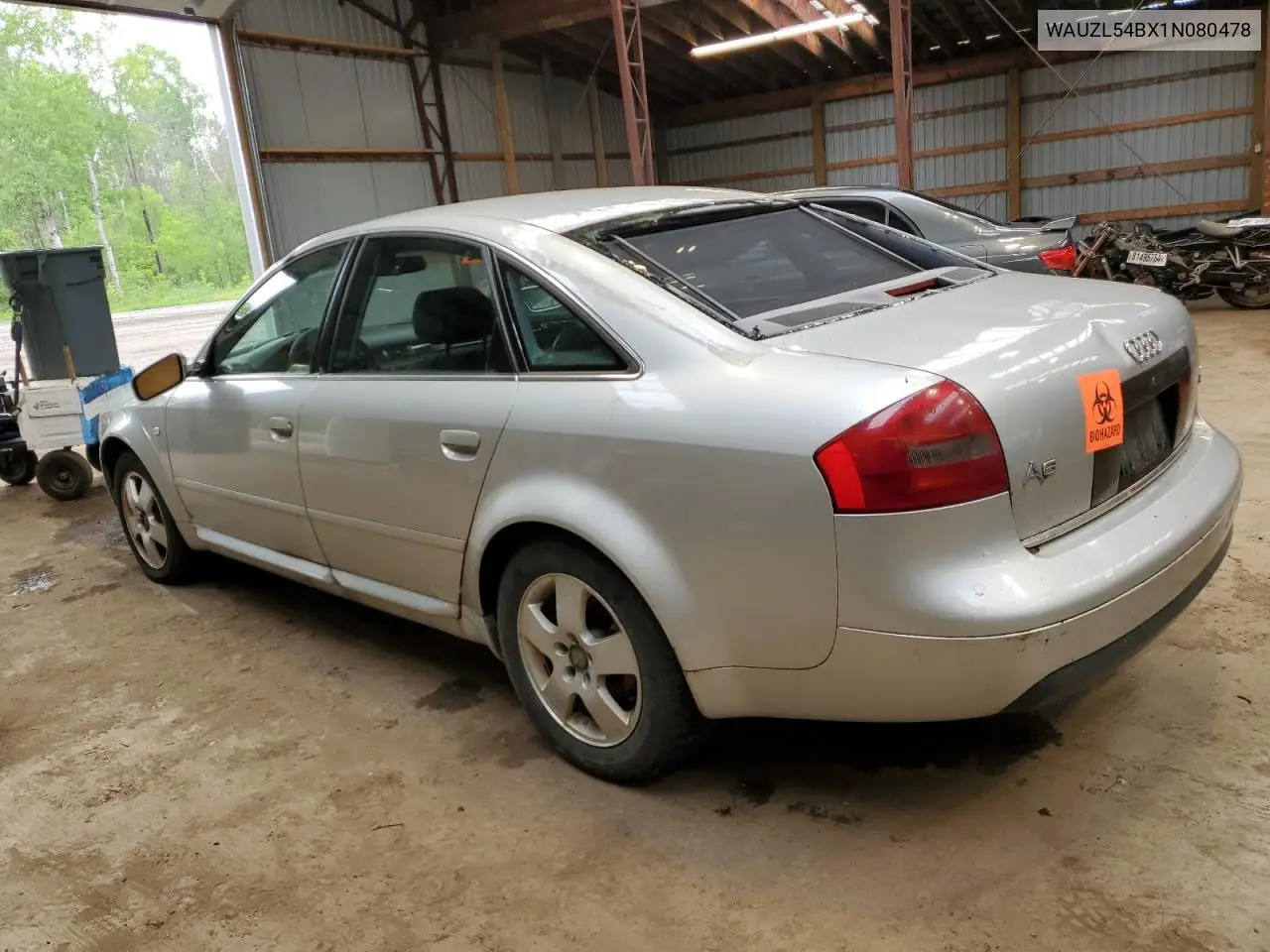 2001 Audi A6 4.2 Quattro VIN: WAUZL54BX1N080478 Lot: 59733515