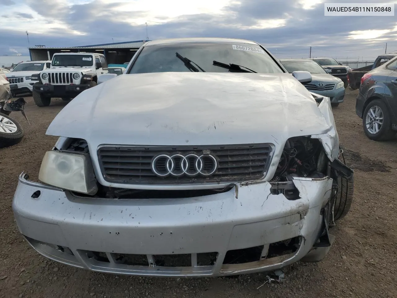 2001 Audi A6 2.7T Quattro VIN: WAUED54B11N150848 Lot: 86072804