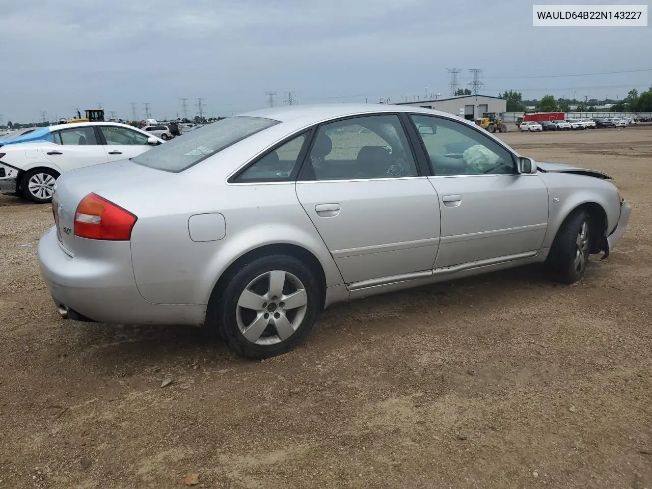2002 Audi A6 2.7T Quattro VIN: WAULD64B22N143227 Lot: 61773835