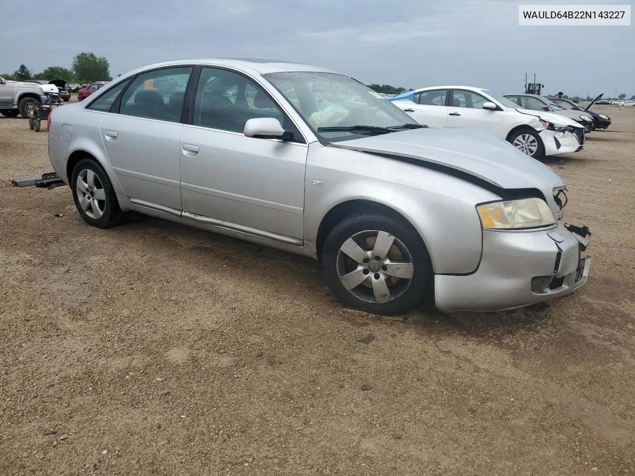 2002 Audi A6 2.7T Quattro VIN: WAULD64B22N143227 Lot: 61773835