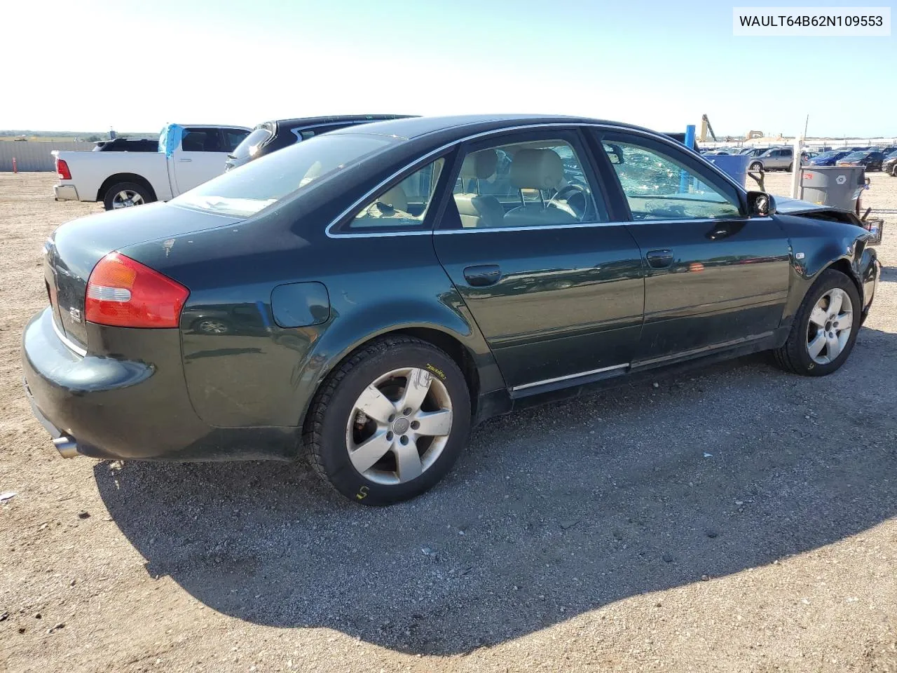 2002 Audi A6 3.0 Quattro VIN: WAULT64B62N109553 Lot: 69041764