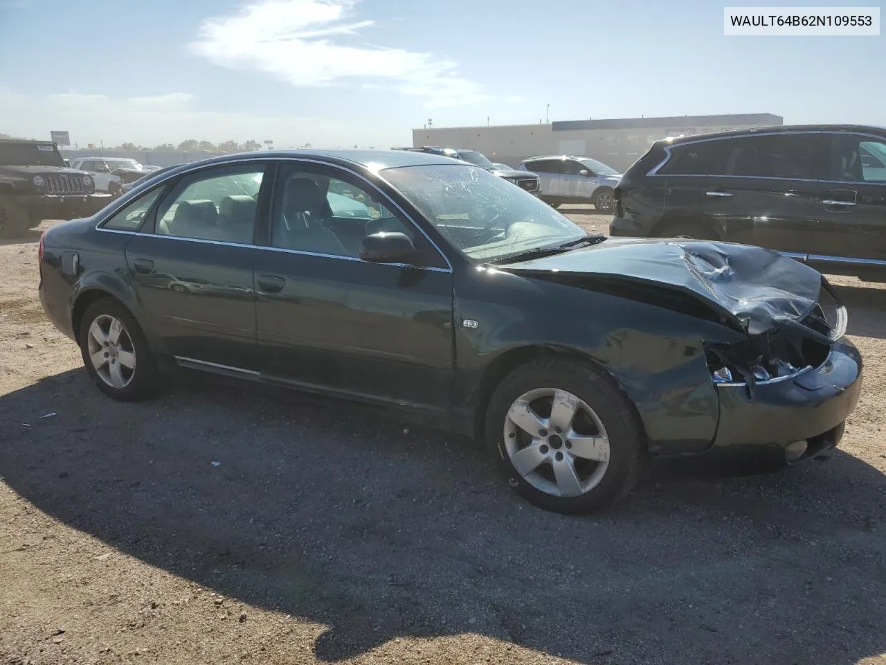 2002 Audi A6 3.0 Quattro VIN: WAULT64B62N109553 Lot: 69041764