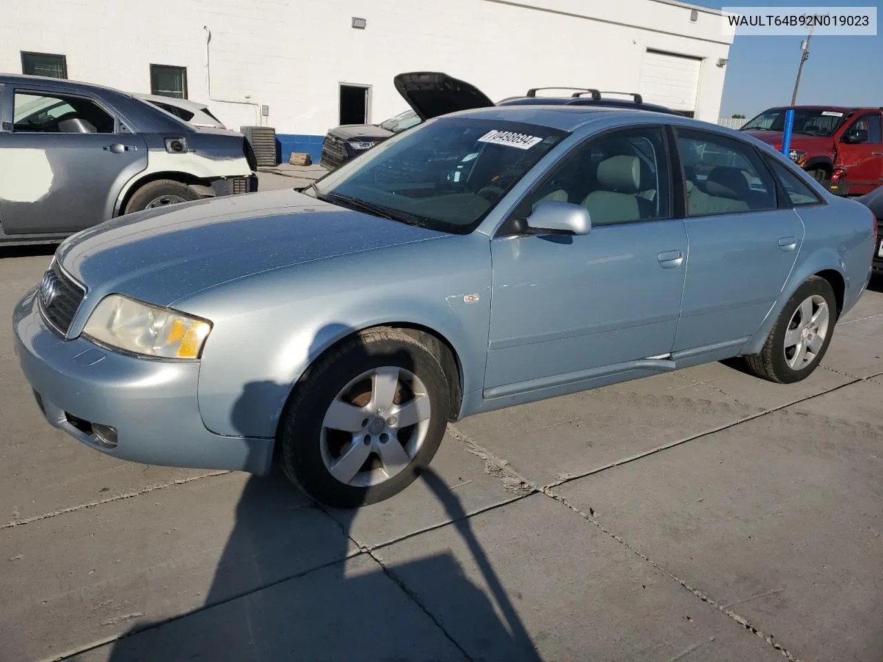 2002 Audi A6 3.0 Quattro VIN: WAULT64B92N019023 Lot: 70498694