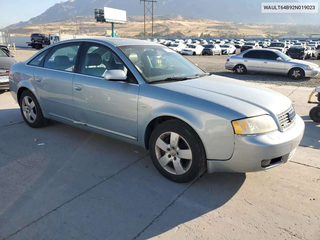 2002 Audi A6 3.0 Quattro VIN: WAULT64B92N019023 Lot: 70498694