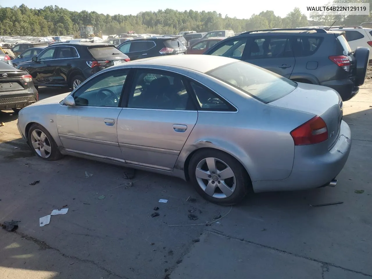 2002 Audi A6 3.0 Quattro VIN: WAULT64B22N129119 Lot: 88138315