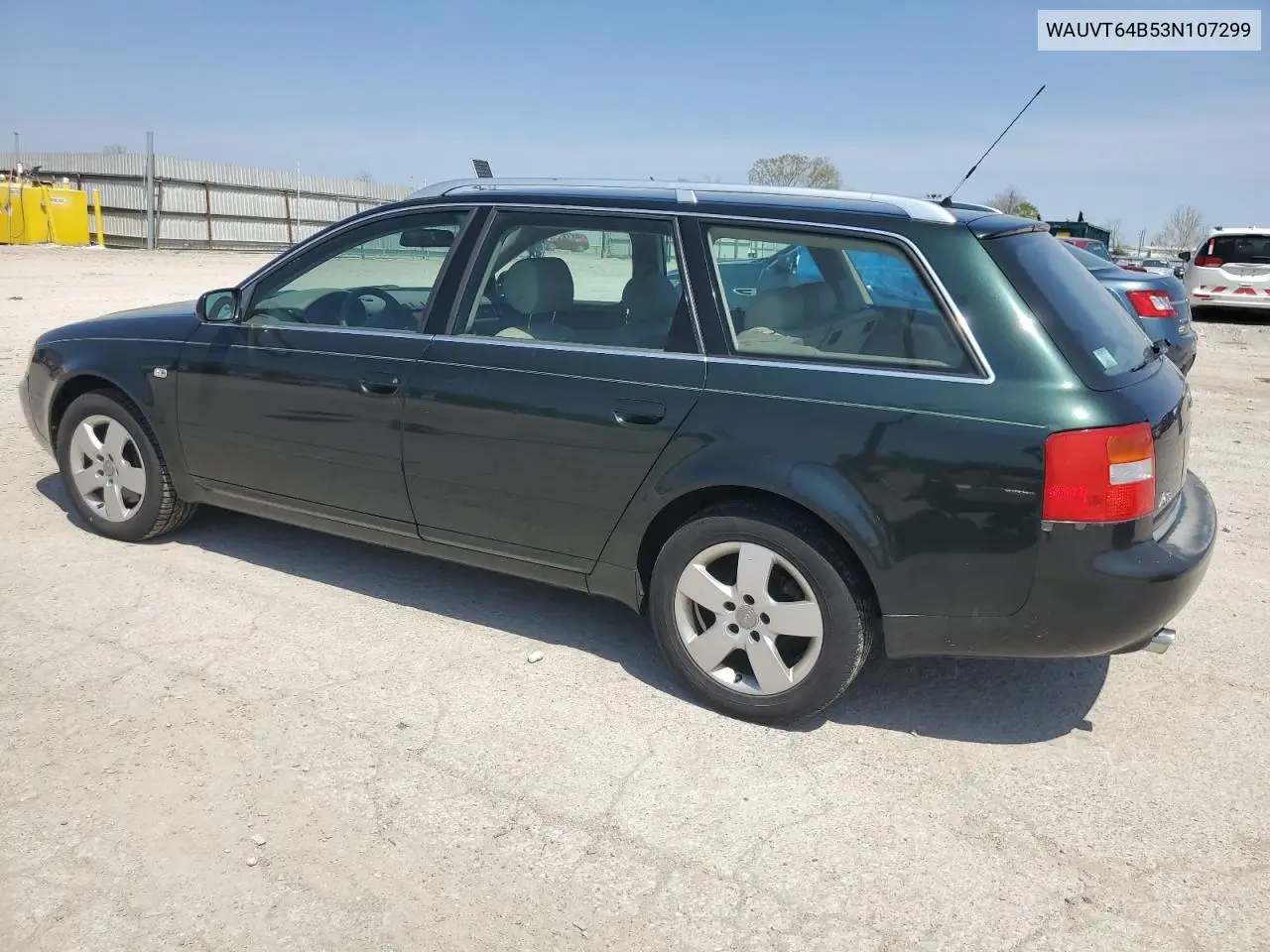 2003 Audi A6 3.0 Avant Quattro VIN: WAUVT64B53N107299 Lot: 53068815