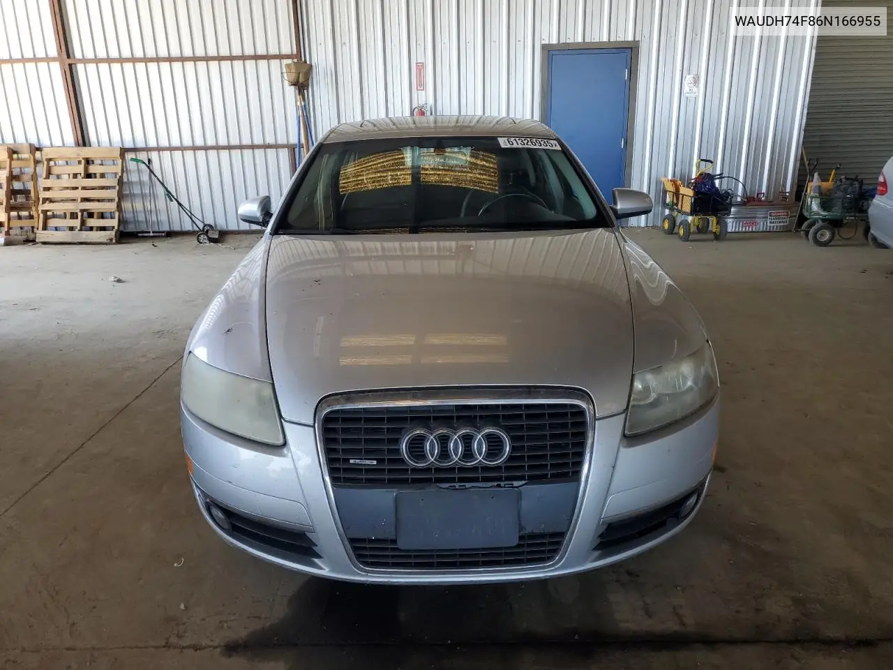 2006 Audi A6 3.2 Quattro VIN: WAUDH74F86N166955 Lot: 61326935